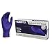 AMMEX Indigo Nitrile Disposable Exam Gloves, 3 Mil, Latex & Powder Free, Food-Safe, Textured, Non-Sterile, Large, Box of 100