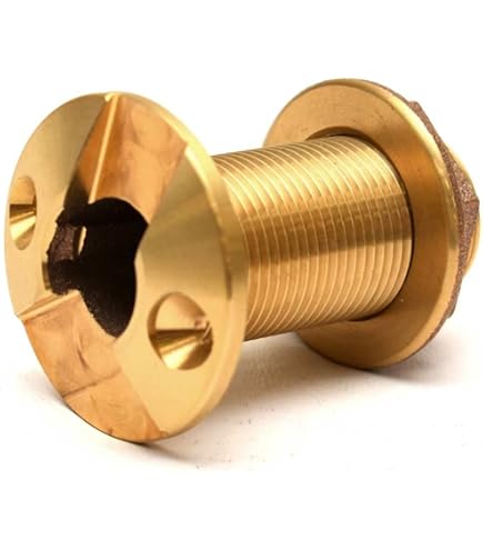 Groco Bootsdurchlass HTH-750 – 1,9 Cm (3/4 Zoll) Bronze, Für Marine Anwendungen, Hochwertige Verarbeitung