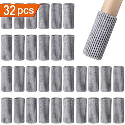 Floor Protector Furniture Knit Socks Chair Table Legs Pads 32 Pcs