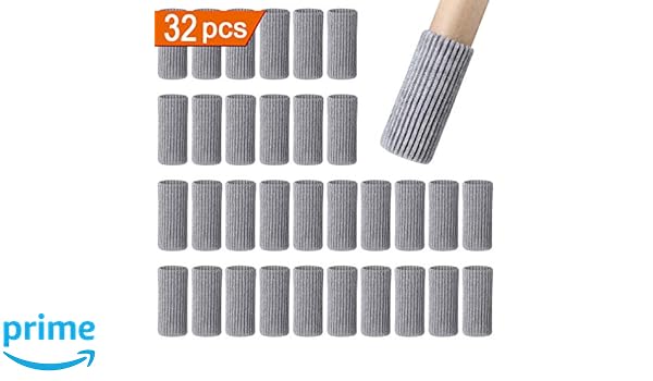 Floor Protector Furniture Knit Socks Chair Table Legs Pads 32 Pcs