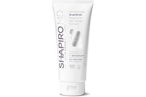 Shapiro MD Hair Growth Experts Vegan Hair Loss Shampoo for Thinning Hair | Experience Healthier, Fuller and Thicker Looking Hair (1 Month Supply)