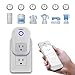 Superior Quality Mini Wifi-Enabled Smart Outlet By OOSSXX - No-Hub Wireless Plug - Compatible With Lights, Home Appliances - Remote Control With Smartphone/Tablet - Works W/ Amazon Alexa