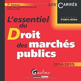 L' essentiel du droit des marchés publics