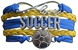 Soccer Gifts- Soccer Bracelet, Soccer Jewelry, Adjustable Soccer Charm Bracelet- Perfect Soccer Gifts for Girls