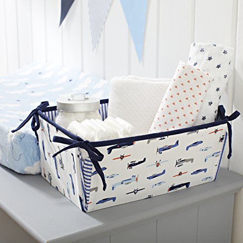 Carter's Take Flight Airplane/Cloud/Star 4 Piece Nursery Crib Bedding