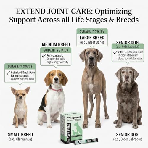 Extend Joint Care Natural Glucosamine with MSM for Dogs, 2 Box