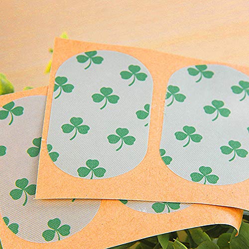 image for Tubwair Deodorant Sticker (12-Pack) Clover Printed 6.53.5CM Oval Odor 