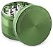 Chromium Crusher 2 Inch 4 Piece Tobacco Spice Herb Grinder - Green