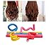 Homegifts Hairstyle Foam Curler Tool Spiral Hair Bendable Foam Curler Rollers 10pieces/pack -Twist Curls Flex Rods- Random Color