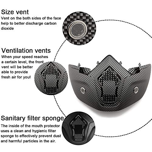 image for SPOSUNE Motorcycle Goggles Detachable Face Mask, ATV Dirt Bike Off Roa