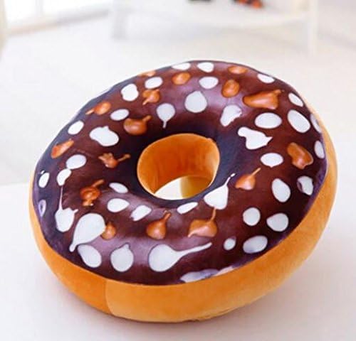 Donuts, plush toys, office chair cushion, backrest cushion, sofa nap pillow bed car pillow40cm (E)