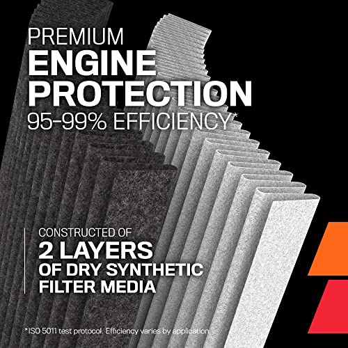 K&N Cold Air Intake Kit High Performance, Guaranteed to Increase