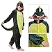 Aoibox Unisex Adult Dinosaur Animal Cosplay Onesie Pajamas Size XL GreenDinosaur