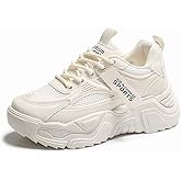 NCNDB Women's Mesh Breathable Walking Sneakers Platform Casual Sports Shoes