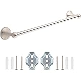 Amazon Basics Standard Hand Towel Bar Rack - 18-Inch, Satin Nickel
