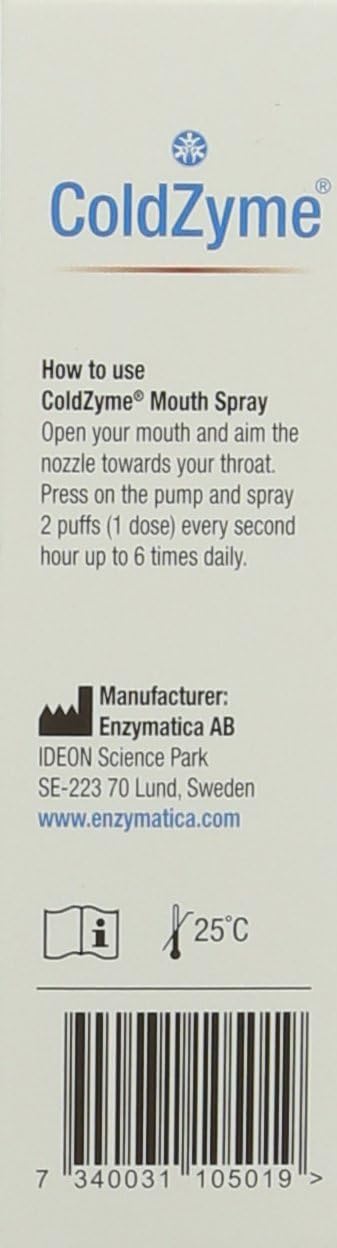 ColdZyme Mouth & Throat Spray - Reduces a Cold by up to 4.5 Days, 20 ml (Pack of 1) - Image 5