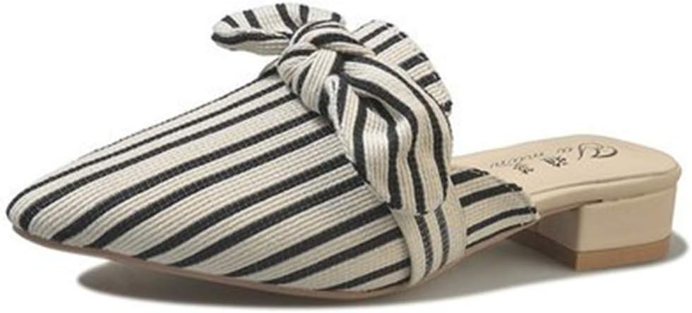 Cdon Mules Flat Mules Women Mules Loafer Mules Slip On Mules Bow Mules