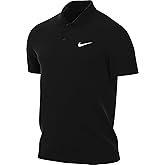 NikeCourt Dri-FIT Men's Tennis Polo (Black/White, DD8372-010) Size Large