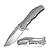KIZER Cutlery Folding Pocket Knives Flipper Frame Lock Titanium Handles Tactical EDC Knife, Darrel Ralph Gunhammer Ki4501A1
