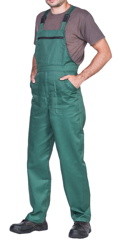 Men's overalls, work trousers, made in EU - Green - Image 4