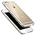KEWEK Double Layer Aircraft-Grade Aluminum Bumper Flexible TPU Shock Absorbing Case for iPhone 6 / 6s - Gold