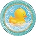 Creative Converting Rubber Duck Round Paper Dinner Plate, 9