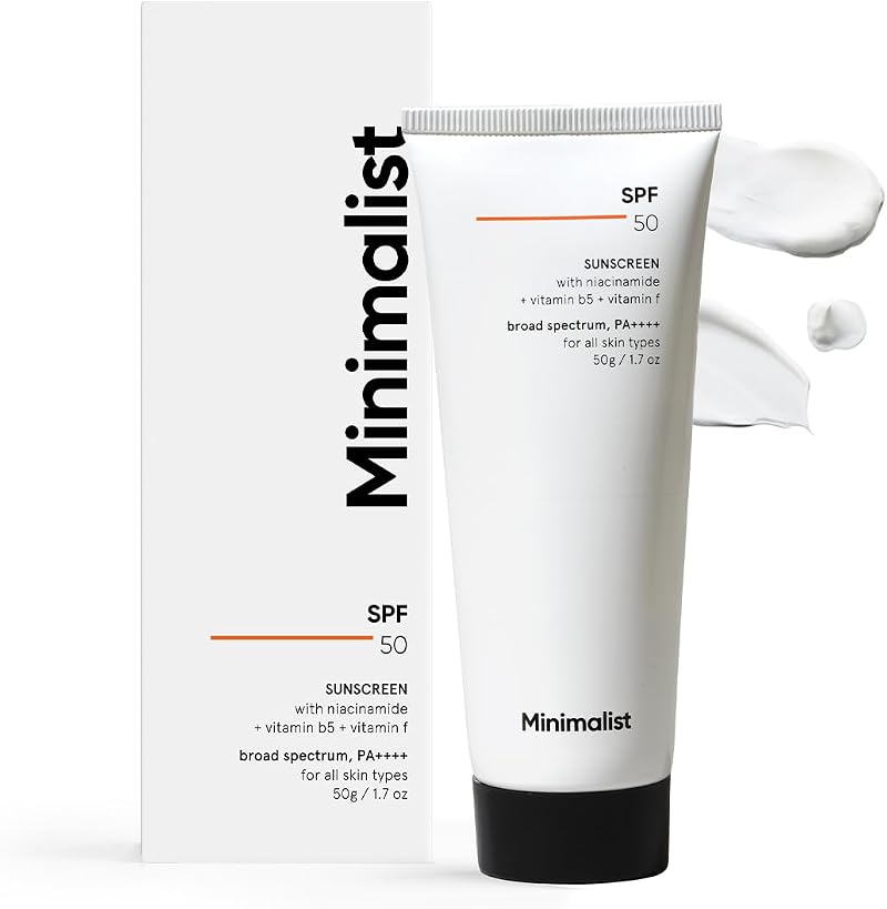 Minimalist SPF 50 Sunscreen Lightweight No White Cast 50 g