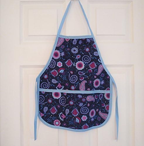 Children's Apron-Blue Paisley