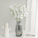 FairDeco 1pc Fake Pea Flowers Bouquet Artificial