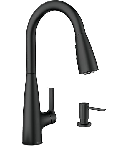 Delta Capertee Matte Black Kitchen Faucet with Pull Down
