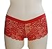 MoDDeals Woman's Plus Size Floral Lace Cheeky Boyshort Elastic Waist Underwear Panties 12 Pack (2X/3X) Multi