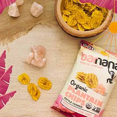 Barnana Organic Plantain Chips, Himalayan Pink Salt, Paleo, Vegan