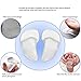ULTNICE 2 Pairs of Silicone Gel Orthotic Arch Pad Insole Flat Foot Care Relieve Pain Insole