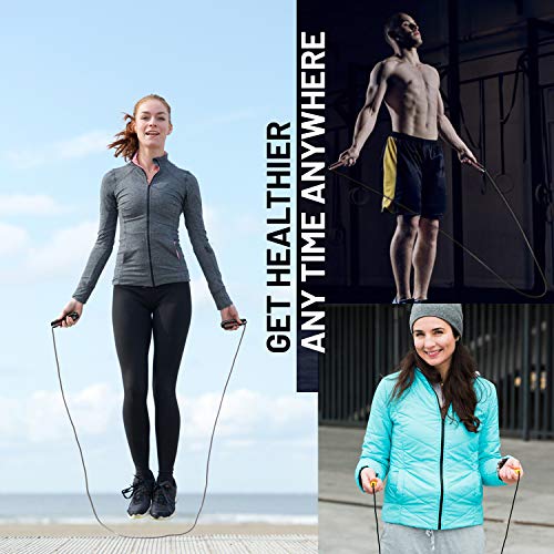 Jump Ropes For Fitness Skipping Ropes For Exercise, Lose Weight, Burn