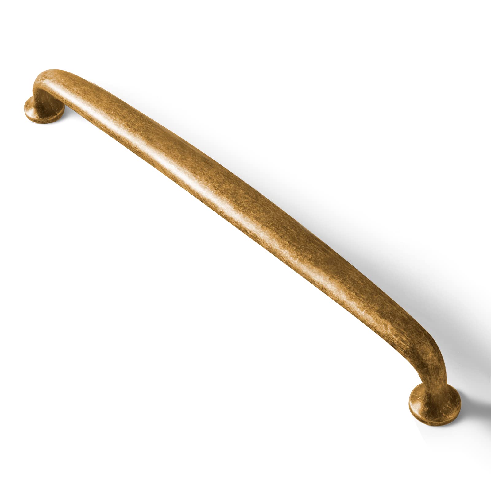Photo 1 of Goo-Ki 6 Pack Antique Brass Cabinet Handles, 7.56" (192mm) c-c Antique Bronze Drawer Pulls, Zinc Alloy Solid Retro Brass Bar Pull Furniture Hardware for Kitchen Dresser Wardrobe Cupboard