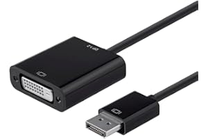 Monoprice DisplayPort 1.2a to DVI Active Adapter, Black (112784)