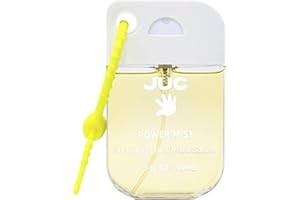 Power Mist Hand Sanitizer Spray - 1.3fl.oz Lemon Scent with Keychain Antibacterial Hydrating for Travel & Daily Essential