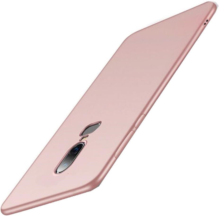 OnePlus 6 Case,HDOMI and Super Thin Cover Hard PC Rear Protecting Shell for OnePlus 6 (Pink)
