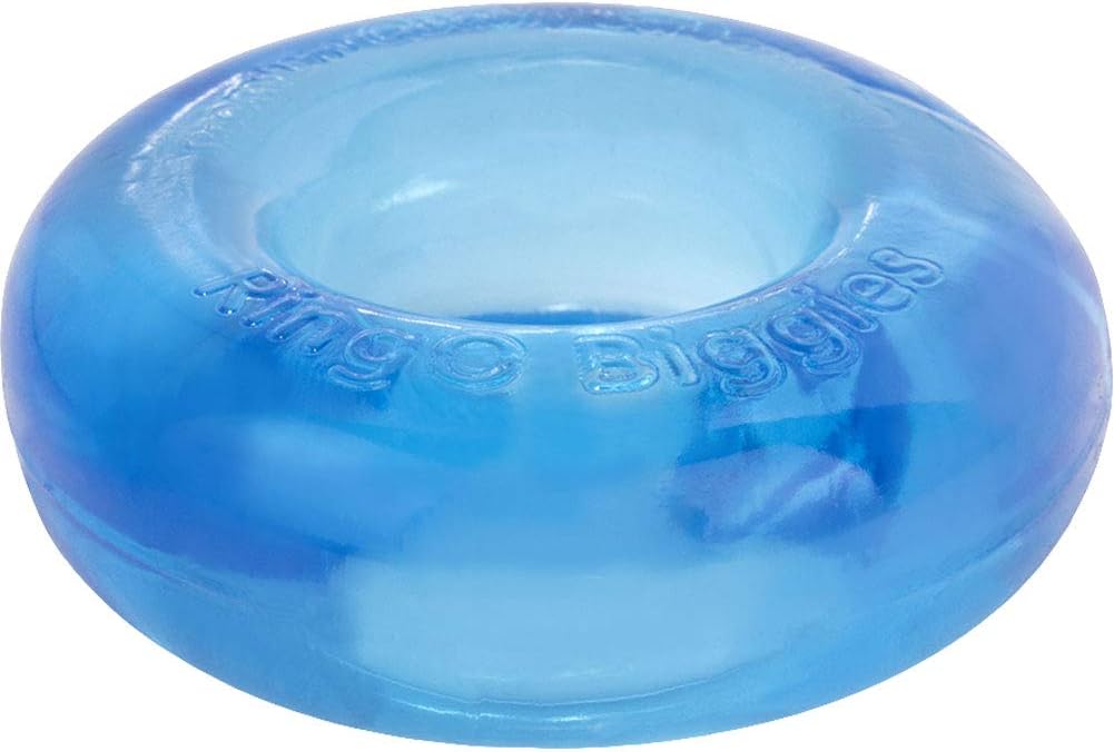 Screaming O Ringo Biggies Colossal Cock Ring, Blue - Image 5