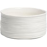 Pampa Bay Le Blanc Small Bowl, 6" x 6" x 3.25"