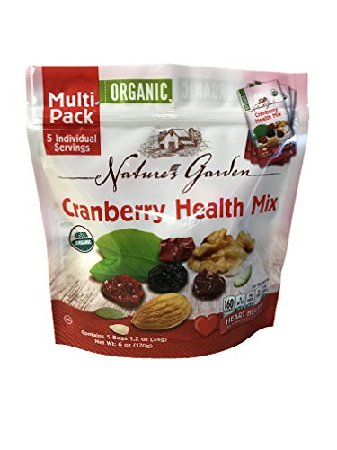 Nature s garden organic cranberry health mix, 1.2 oz bags (pack o…