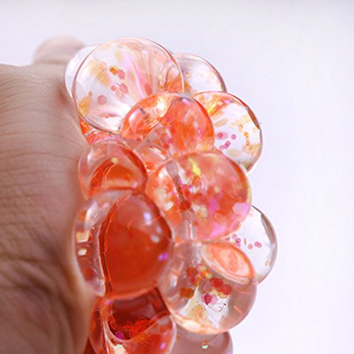 Chige Mesh Squishies Ball Rubber Vent Grape Stress Ball Squeezing