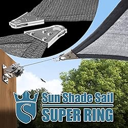 Royal shade 38' x 40' Grey Rectangle Square Super