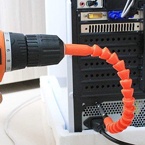 2pack Enhanced Edition Flexible Extension Magnetic Screwdriver Extention Hex Shaft Screw Power Drill Connection Tip 11.8'' Flex Adapter W/Extend Drive Quick Connect Adaptor Size Hexagon 1/4 '' - Thumbnail 6