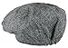 Wonderful Fashion Men's Herringbone Wool Tweed newsboy IVY Cabbie Driving Hat (One Size, Grey)