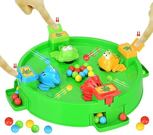 ADOUS HOUSE Hungry Frogs Toys Kids Fun Parent-Child Desktop Interactive Game - for Multi-Player Game Toys