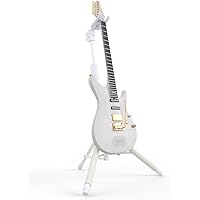 ENYA Auto-Lock Guitar Stand - Heavy Duty Steel, 33lbs Capacity, 360° Non-Slip Base & Military Anti-Rust | 3-Second Setup, Fol