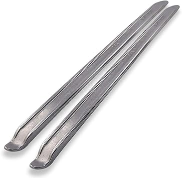 Amazon Com Motorcycle Tire Iron Lever Spoon Tools Kit Set Of 2 Tire Irons Rim Bike Irons Changing And Repair Tires Automotive