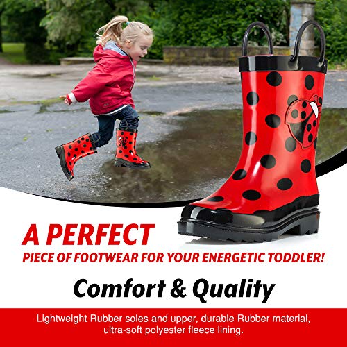 ladybug rain boots