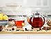 Francois et Mimi Borosilicate Glass Tea Pot with Tea Infuser, Micro-mesh Filter, 40oz